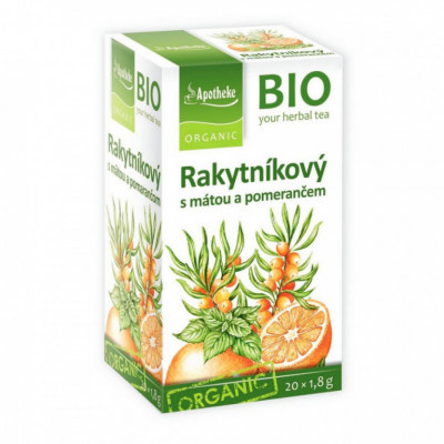 APOTHEKE Rakytník máta pomeranč čaj BIO 20 sáčků
