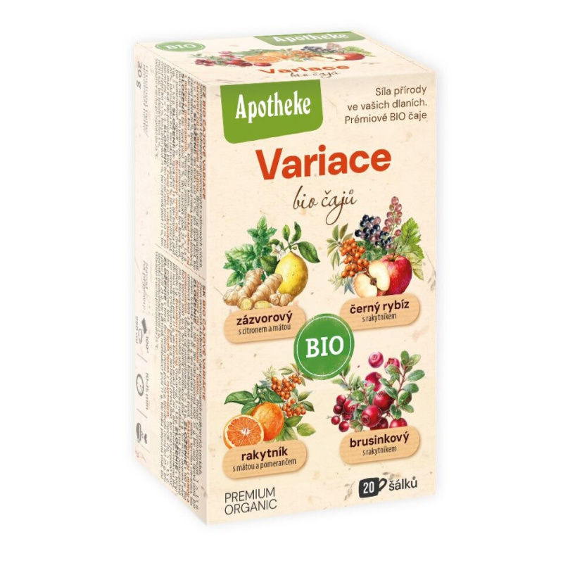 APOTHEKE Variace čajů BIO 20 sáčků