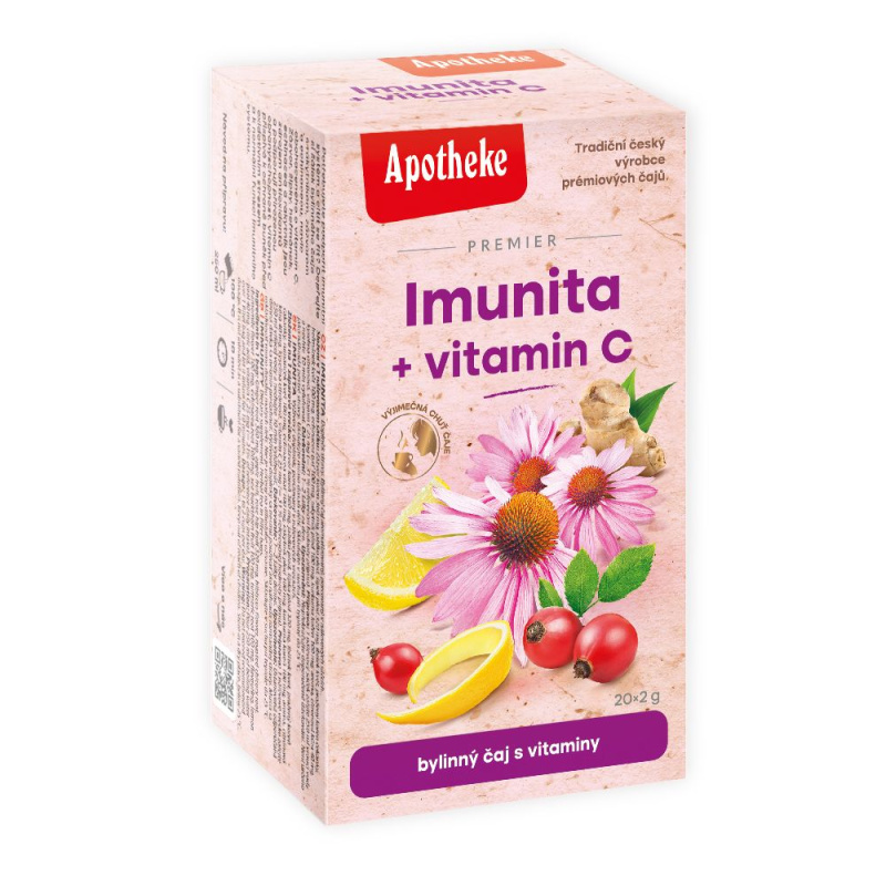 Apotheke Imunita + vitamín C porcovaný čaj 20x2 g