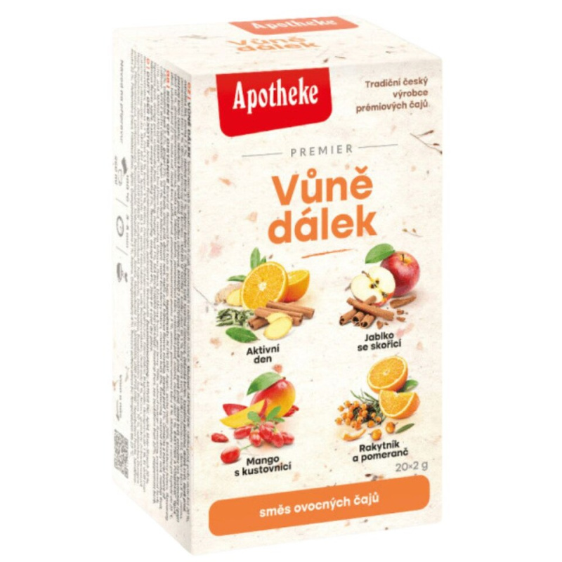 APOTHEKE Premier vůně dálek ovocné čaje 20 sáčků