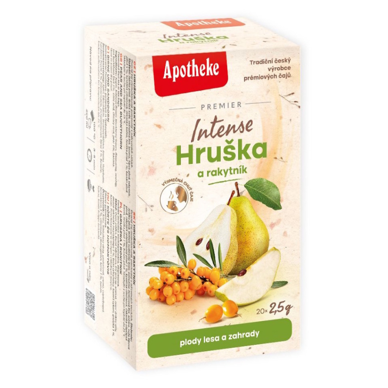 APOTHEKE Čaj hruška a rakytník intense 20 sáčků