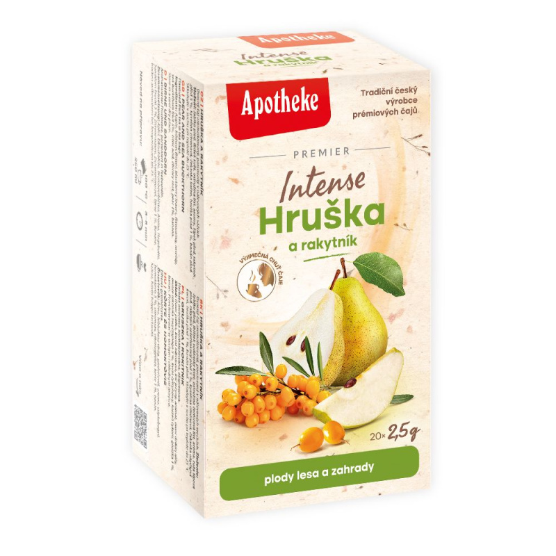 APOTHEKE Čaj hruška a rakytník intense 20 sáčků