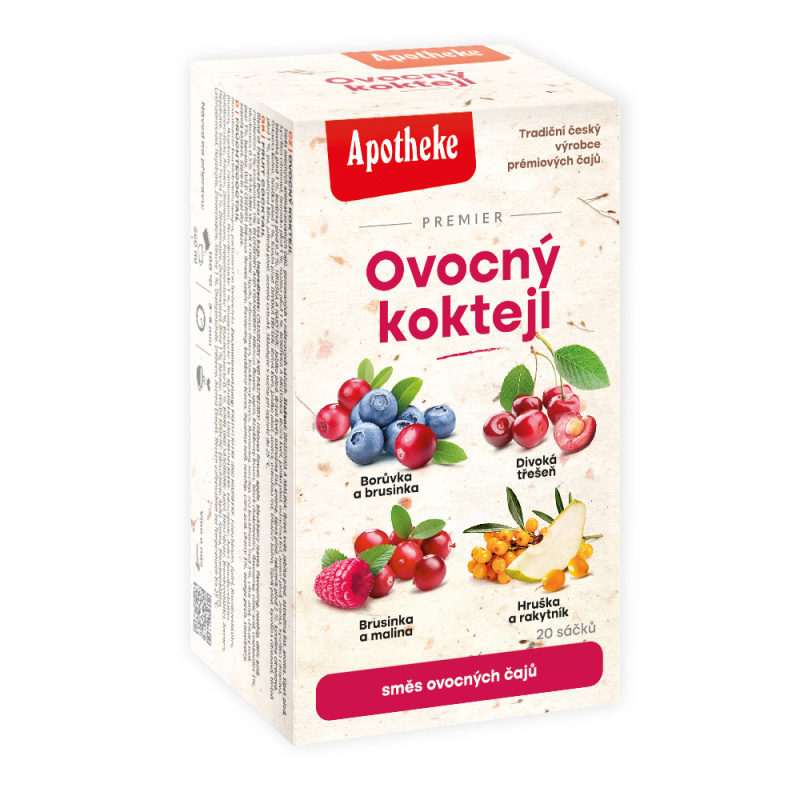 APOTHEKE Premier ovocný koktejl směs čajů 20 sáčků