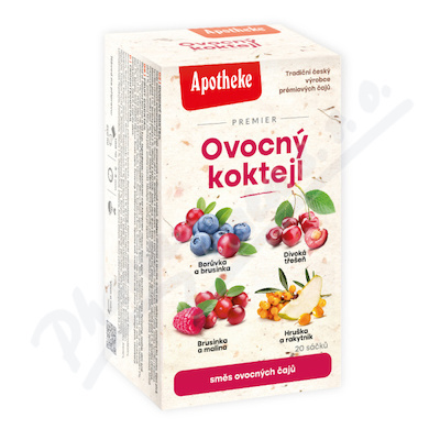 APOTHEKE Premier ovocný koktejl směs čajů 20 sáčků