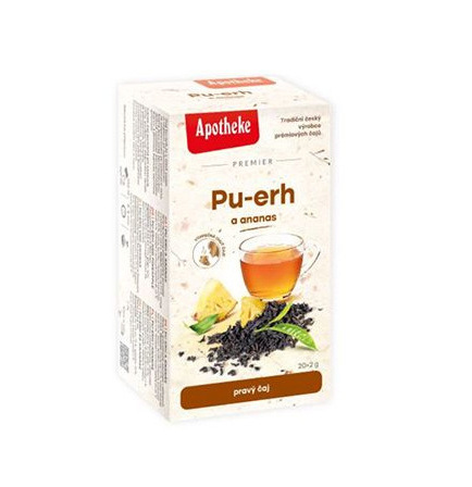 APOTHEKE Premier Pu-erh a ananas čaj 20 sáčků