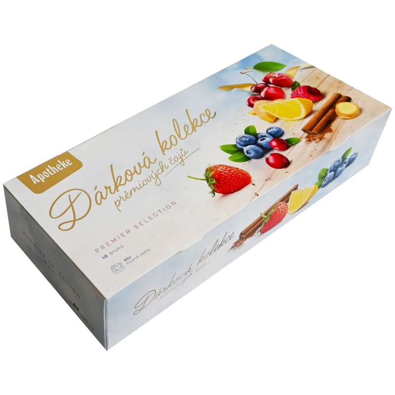 APOTHEKE Dárková kolekce prémiových čajů 90 sáčků