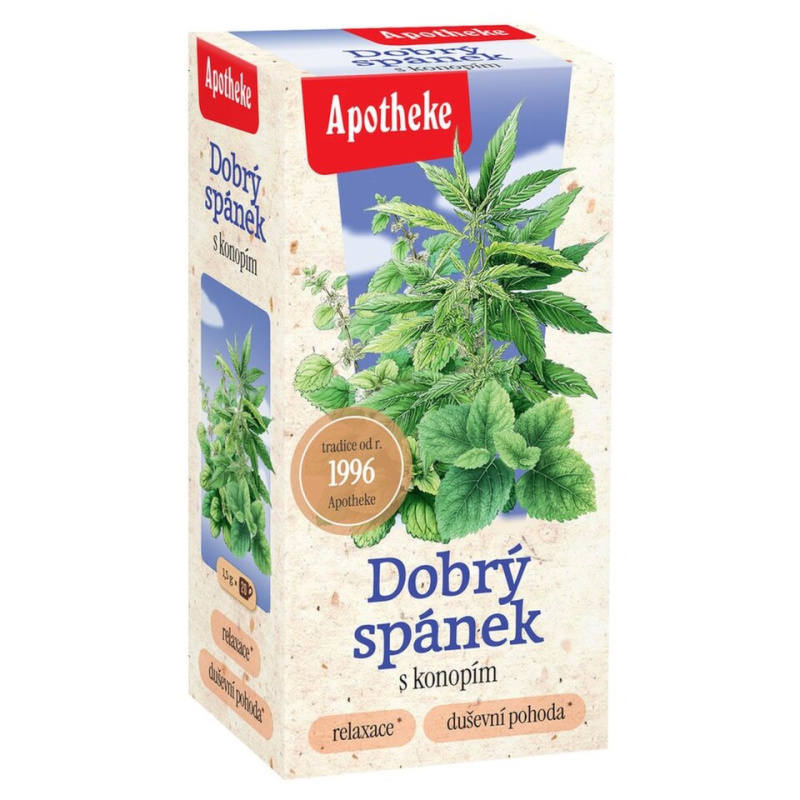 Apotheke Dobrý spánek s konopím čaj 20x1.5g