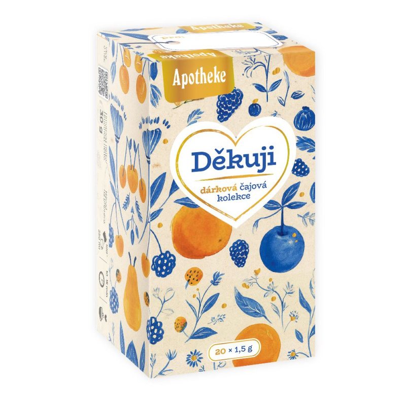Apotheke Děkuji dárková kolekce čajů 20 sáčků