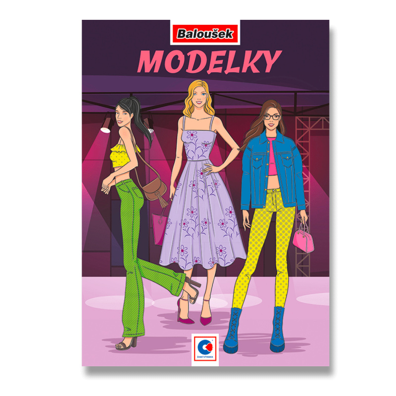 Baloušek Modelky - omalovánky - A5