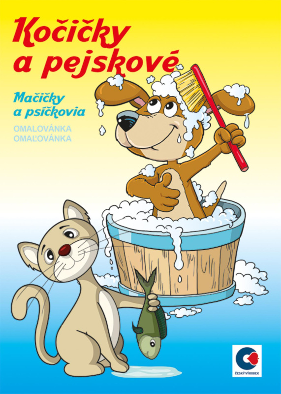 Omalovánky A5 - Kočičky a pejskové