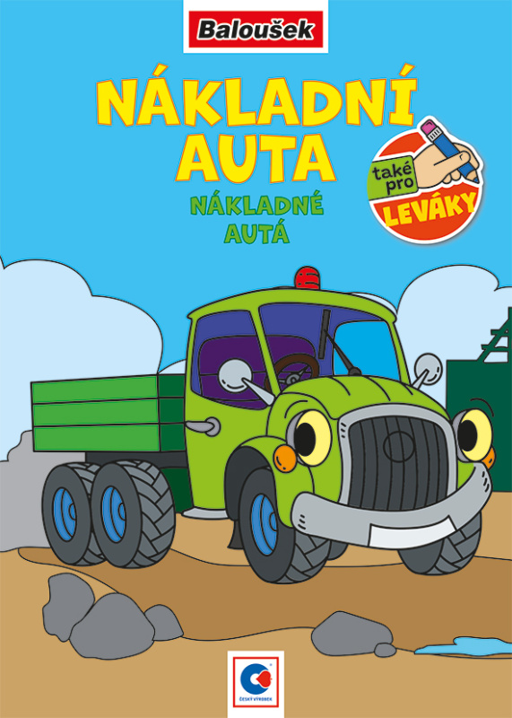 Omalovánky A5 - Nákladní auta