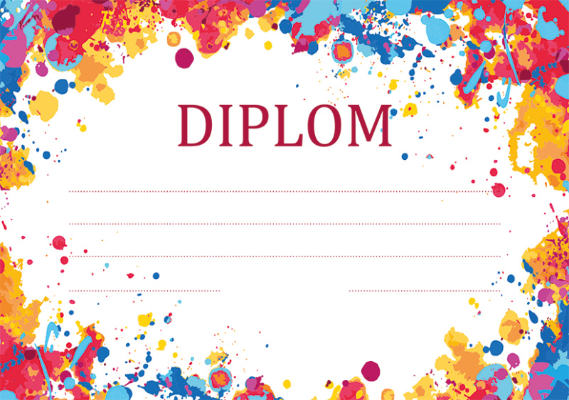 Diplom A5 - Barvy