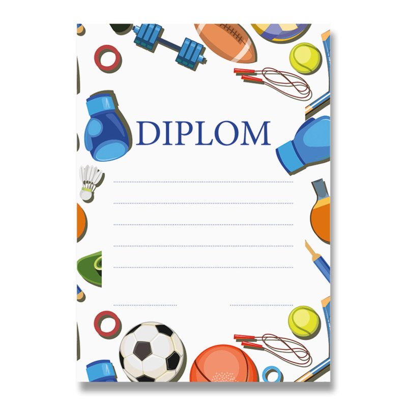 Diplom A5 Sportovní hry / BD059/ KOH-I-NOOR