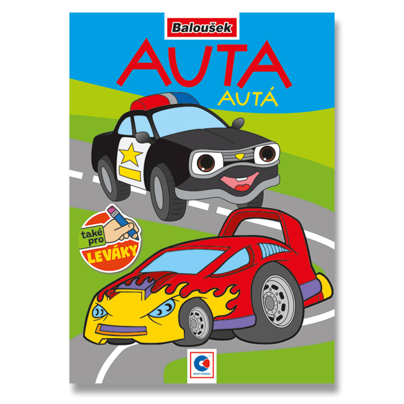 Baloušek Auta - omalovánky - A5