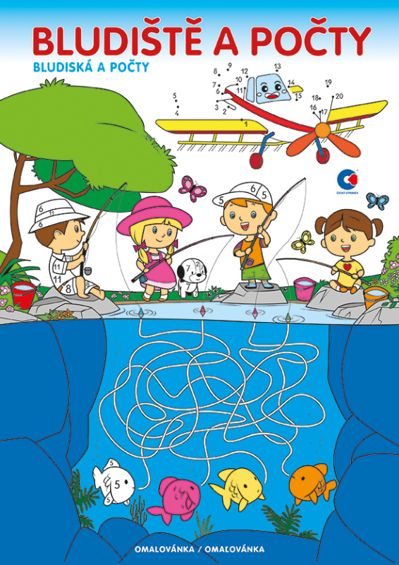 Baloušek Bludiště a počty - omalovánky - A4