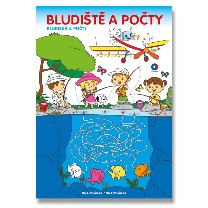 Baloušek Bludiště a počty - omalovánky - A4