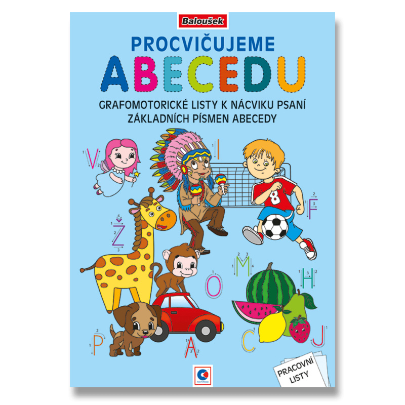 Pracovní listy A4 Procvičujeme abecedu / BO755 KOH-I-NOOR