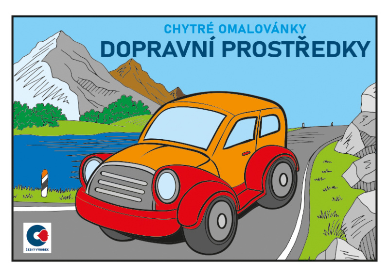 Omalovánky A5 Baloušek - Chytré omalovánky - Dopravní prostředky