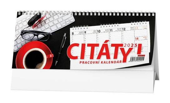 Citáty - plánovací stolní kalendář 2026