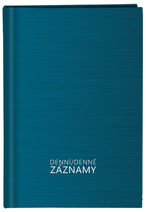 Baloušek denní záznamy - denní diář A5 - tyrkysový