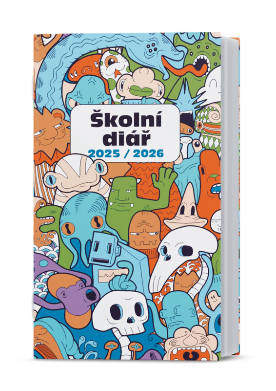 Školní diář Kamil 2024/2025 - týdenní, T-rex