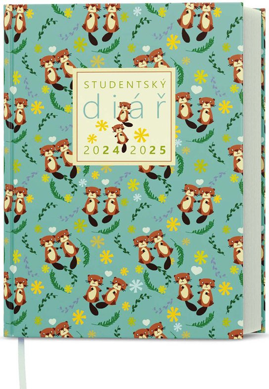 Školní diář Student V8 2024/2025 - týdenní, Bobr