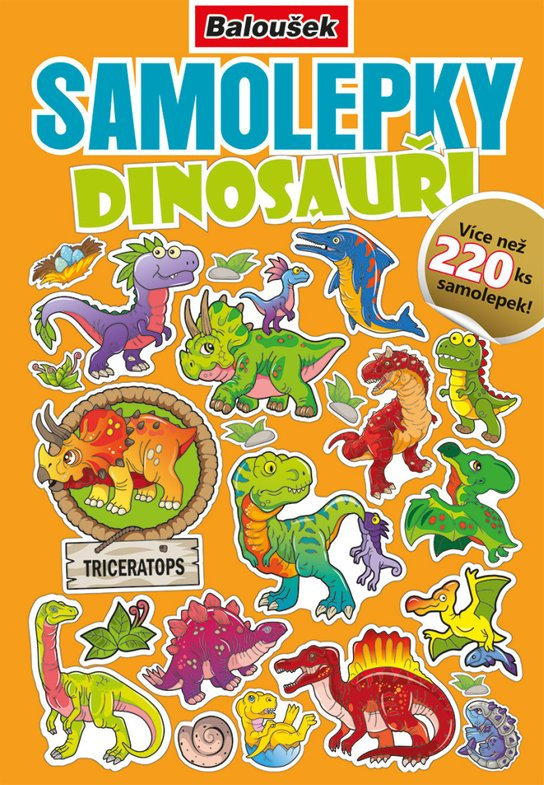 Samolepkový sešit: Dinosauři