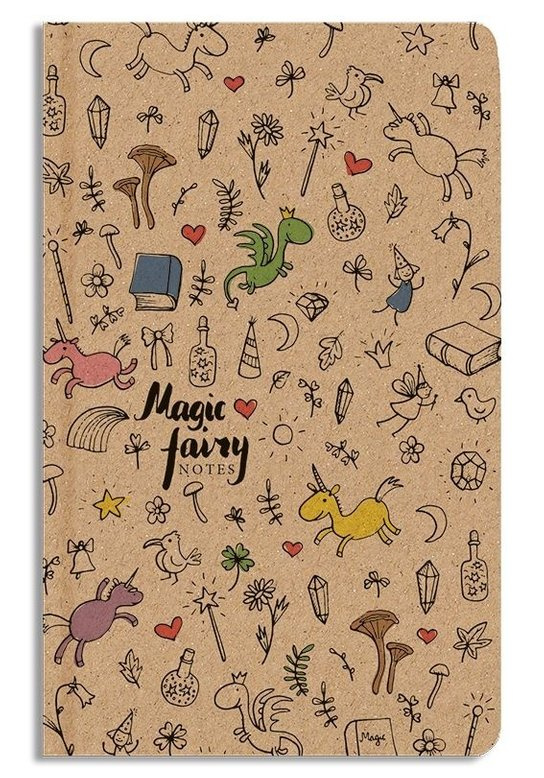 Notes linkovaný A5 kraft Kouzelný