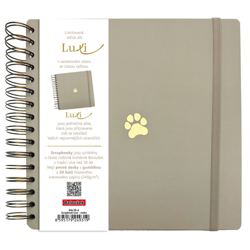 Scrapbook Luxi lamino moka
