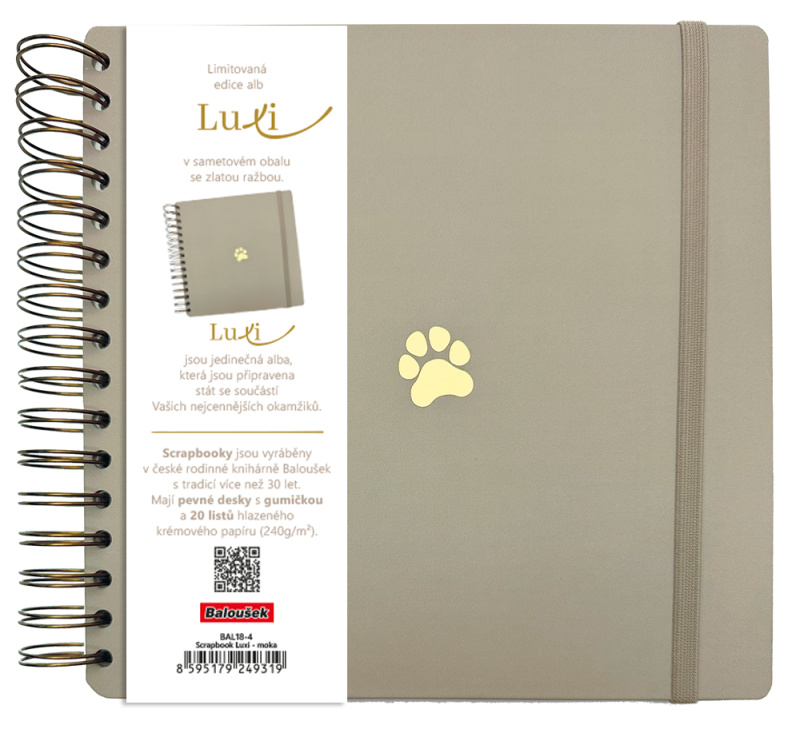 Scrapbook Luxi lamino moka
