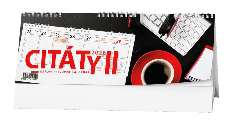 Stolní kalendář Citáty II 2025 - pracovní