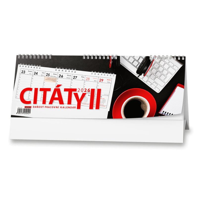 Stolní kalendář Citáty II 2025 - pracovní