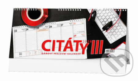 Pracovní kalendář Citáty 2026 - stolní kalendář - kniha z kategorie Stolní kalendáře
