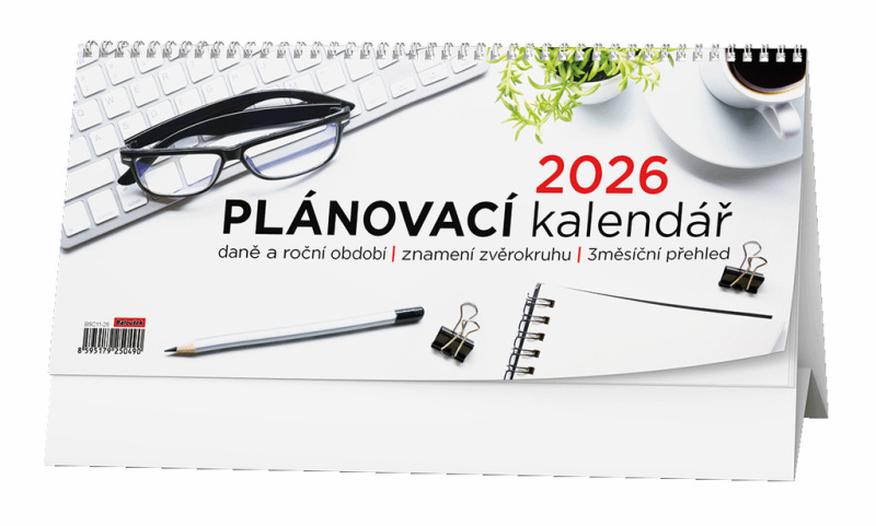 Plánovací daňový kalendář 2026 - stolní kalendář - kniha z kategorie Stolní kalendáře