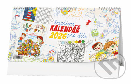 Kreativní kalendář pro děti 2026 - stolní kalendář
