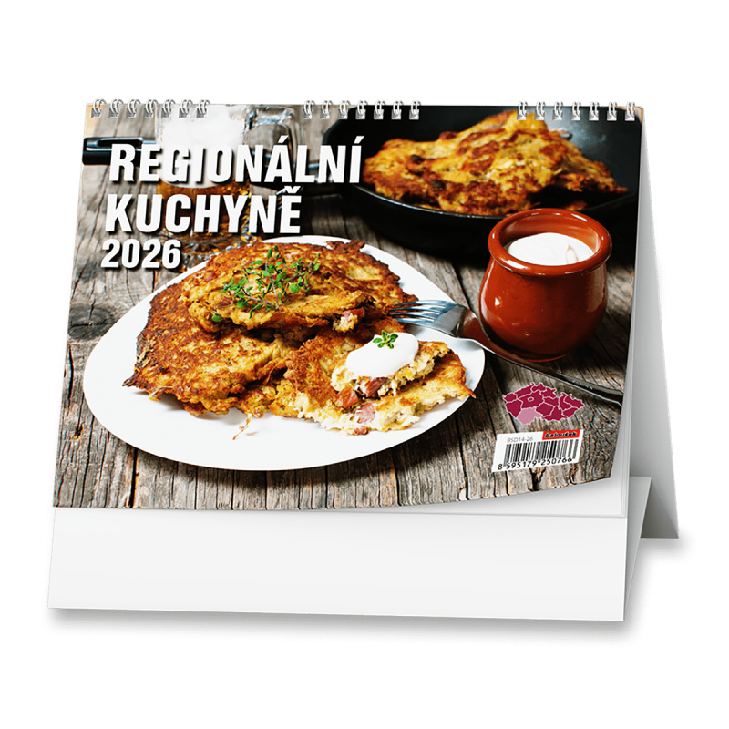 Domácí kuchyně 2025 - stolní obrázkový kalendář