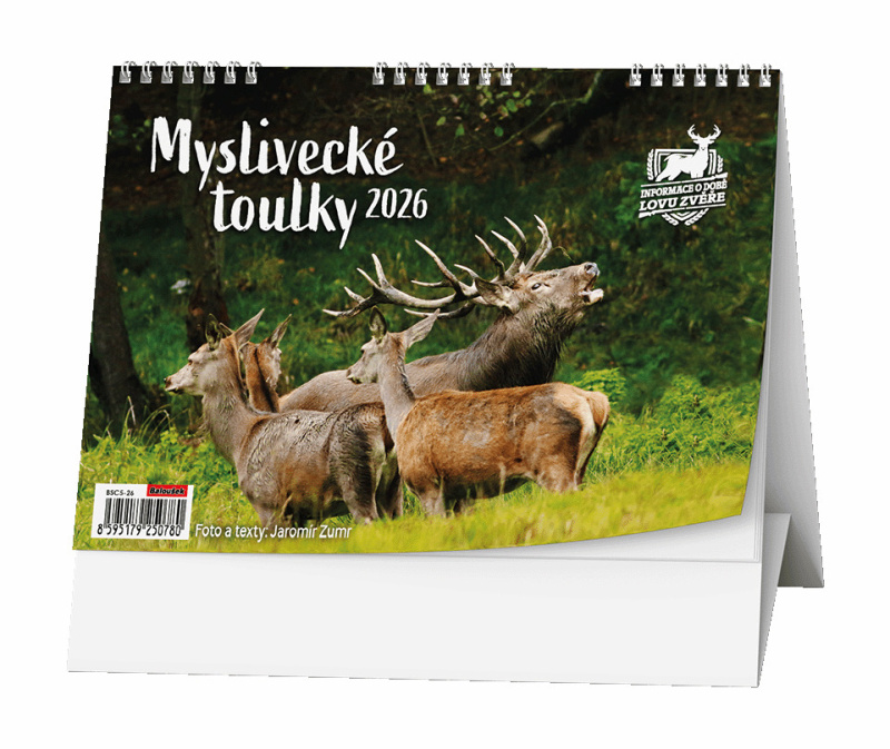 Myslivecké toulky 2026 - stolní kalendář - kniha z kategorie Stolní kalendáře