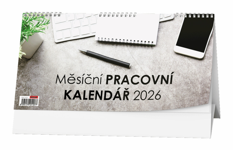 Měsíční pracovní kalendář 2026 - stolní kalendář - kniha z kategorie Stolní kalendáře
