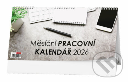 Měsíční pracovní kalendář 2026 - stolní kalendář - kniha z kategorie Stolní kalendáře