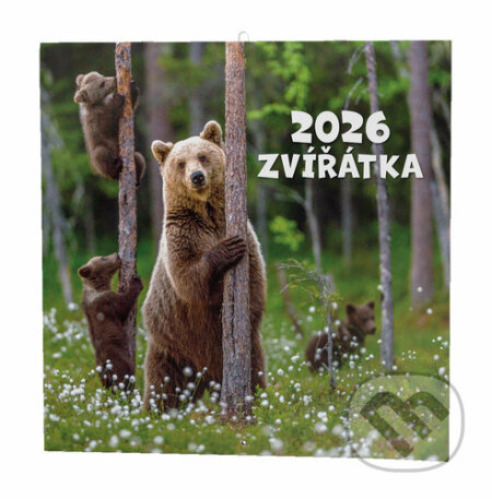 Zvířátka 2026 - nástěnný kalendář - kniha z kategorie Nástěnné kalendáře