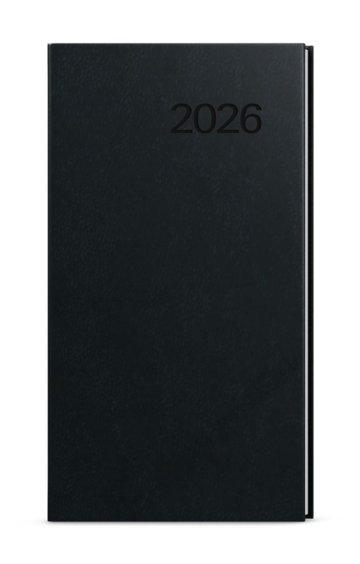 Týdenní diář 2026 Jakub Vivella kapesní černá
