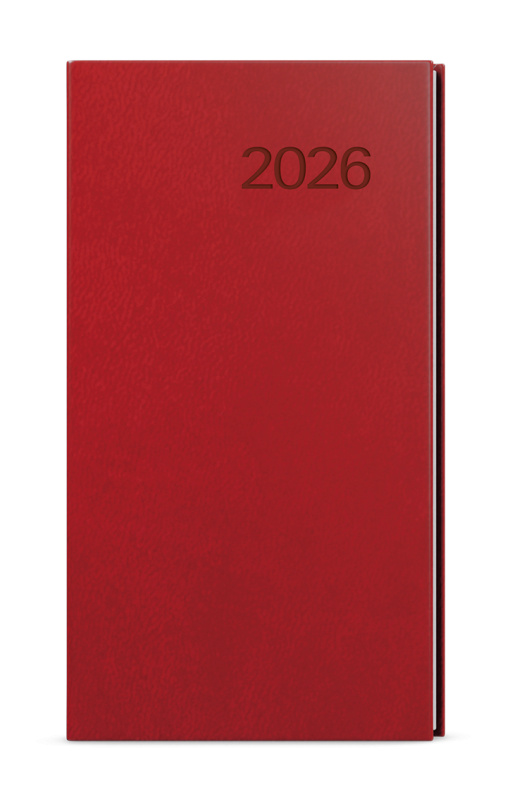 Týdenní diář 2026 Jakub Vivella kapesní bordó