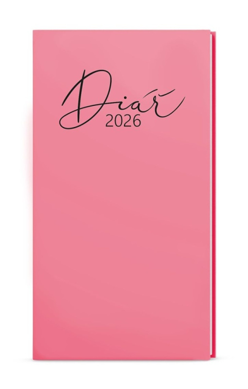 Baloušek Pastel 2026 - kapesní diář - růžový