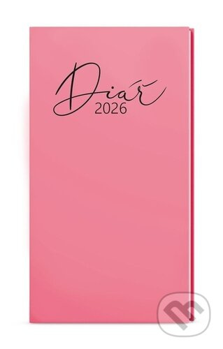 Baloušek Pastel 2026 - kapesní diář - růžový