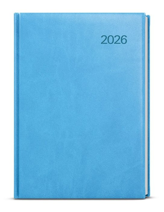 Týdenní diář 2026 Oskar Vivella A5 světle modrá