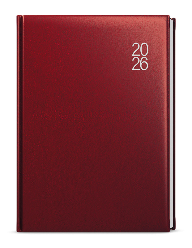 Týdenní diář 2026 Baloušek A5 Oskar - Balacron bordó
