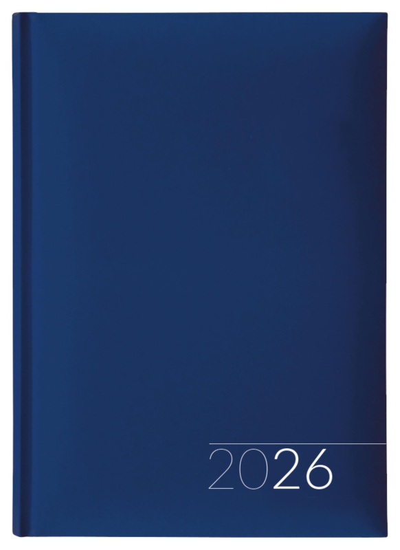 Týdenní diář 2026 - lamino, A5, modrý