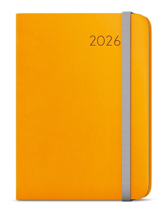 Baloušek Flexi 2026 - týdenní diář A5 - okrový