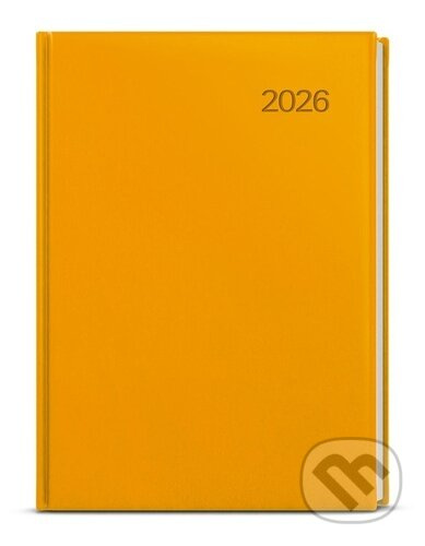Denní diář 2026 David Vivella A5 okrová - kniha z kategorie Zápisníky, kalendáře