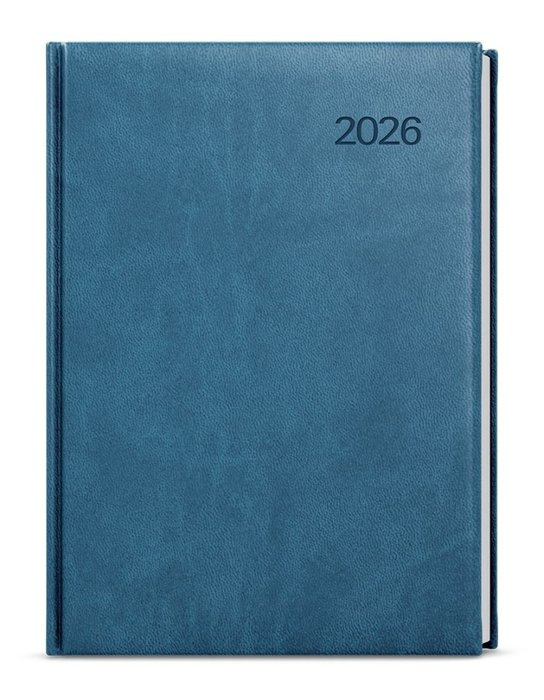 Denní diář 2026 David Vivella A5 petrolejová -  Autor Neuveden
